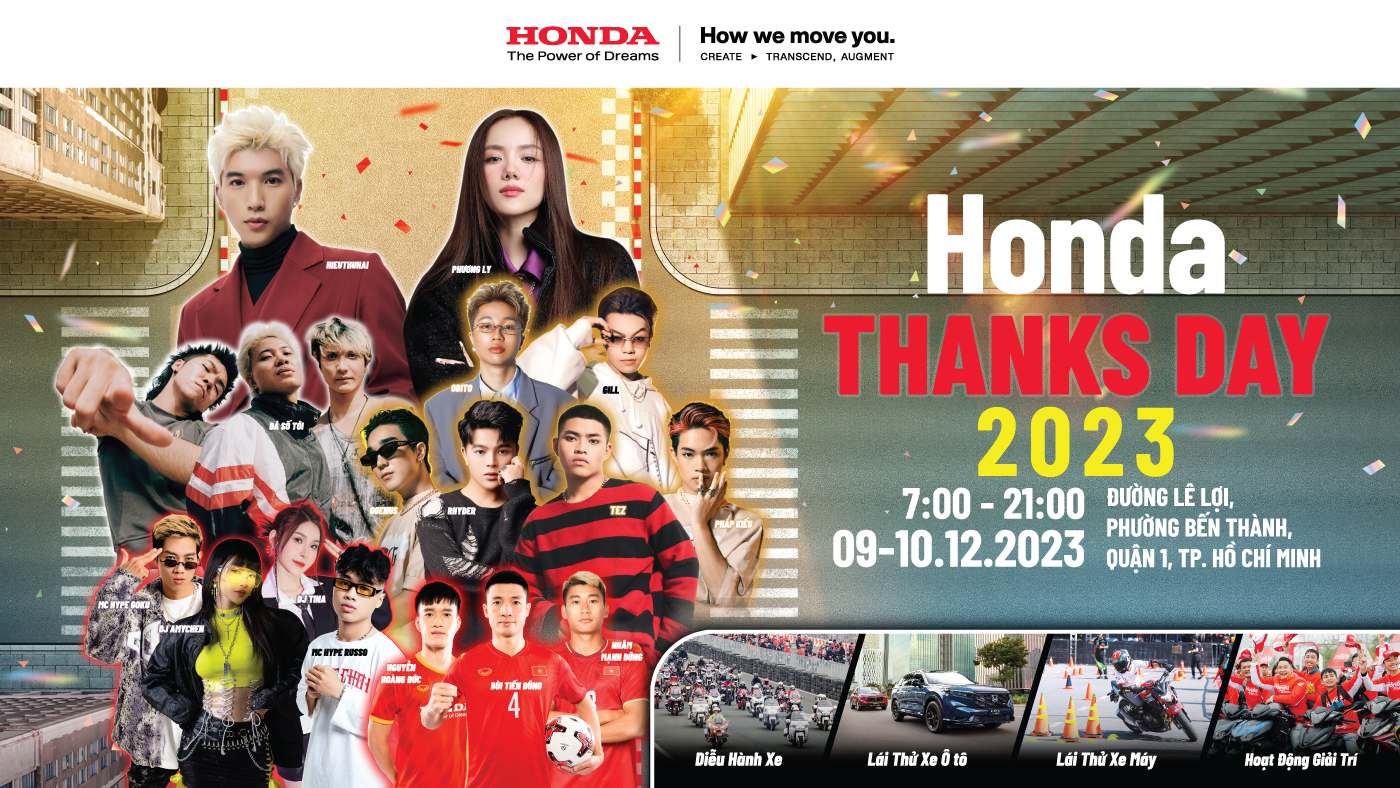 Honda Thanks Day 2023 hứa hẹn nhiều hoạt động hấp dẫn
