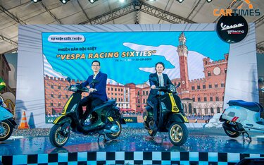 Vespa Racing Sixties phong cách xe đua ra mắt thị trường Việt Nam, giá từ 95 triệu đồng