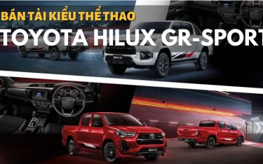 Toyota Hilux GR-Sport 2021: Bán tải kiểu thể thao